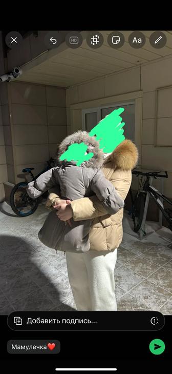 Продам детский зимний комбинезон трансформер