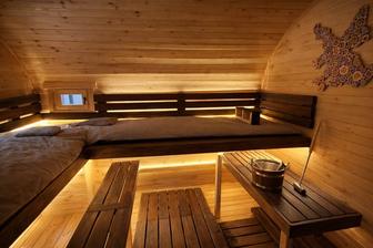 Готовая баня 6/4 установим за один день.