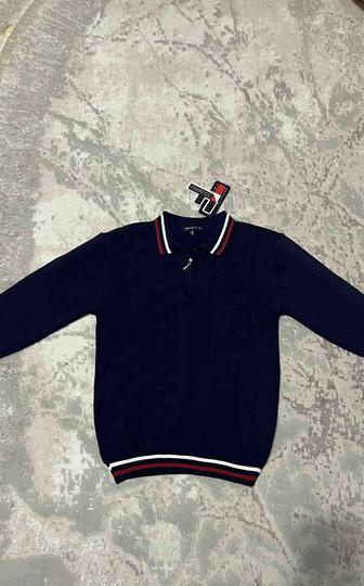 Поло с длинными рукавами