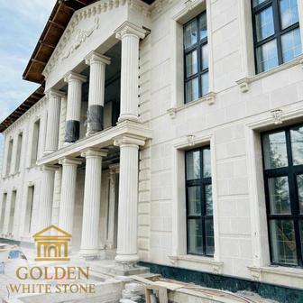 Облицовка фасада из природного камня