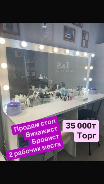 Зеркало MakeUp на два места
