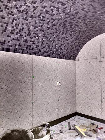 Установка межкомнатных дверей. Укладка кафеля