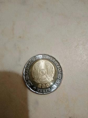 Продам коллекционную монету номиналом 200 теньге посвящена 80-летию победы
