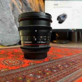 Объектив Samyang 50mm T1.5 AS UMC EF