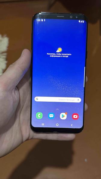 Samsung Galaxy S8, есть дефекты, коробка и зарядка