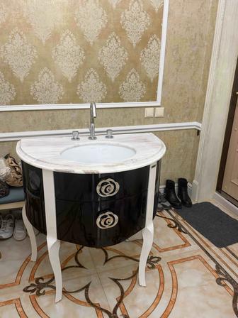 Продам раковину с тумбой