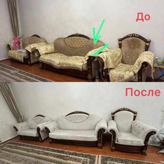 Реставрация,Перетяжка мягкой мебели