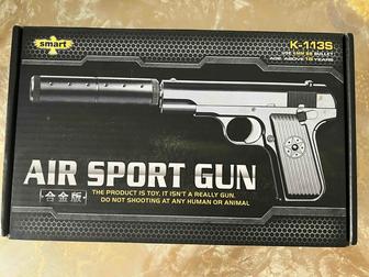 Пистолет игровой с шариковыми пульками (2 штуки)