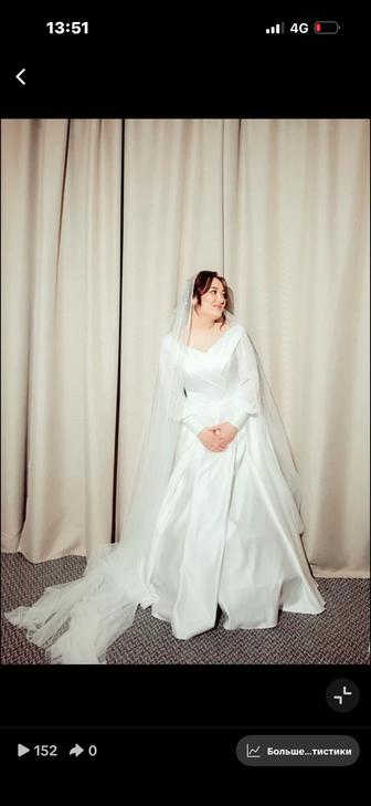 Продам свадебное платье Платье после химчистки г.Алматы