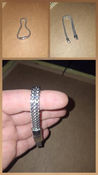 Браслет мужской не серебром