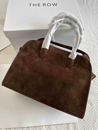 Шикарная сумка The Row 15 cm Brown Suede