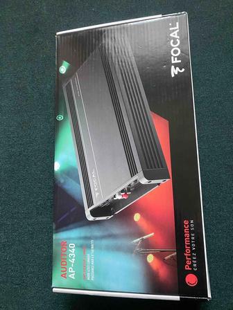 Усилитель аудио звука Focal 4340 4 канальный , для вашего авто