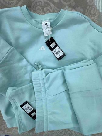 Худи и штаны ментол adidas original