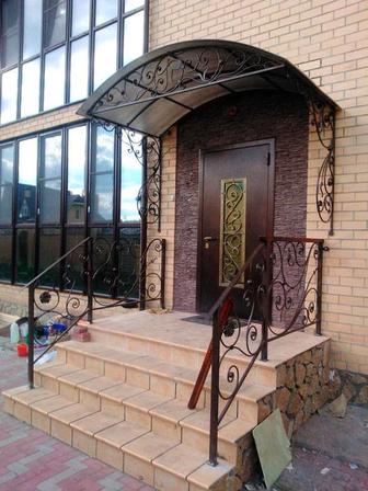 Козырьки над входной группой