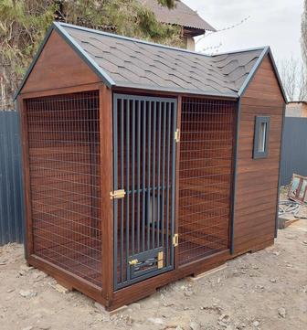 Вольер для собак , будка
