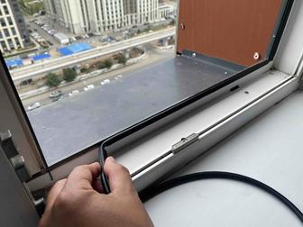 Ремонт окон замена резины и регулировка