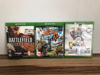 Диски xbox One S X Battlefield hardline / Sunset