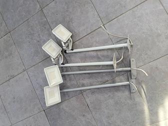 Прожектор уличный с кронштейном б/у (освещение уличное)