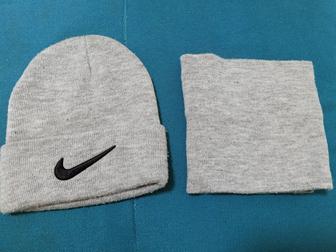 Шапка шарф для 7-8лет мальчику