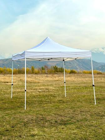 Аренда прокат шатры синие и белые для мероприятий