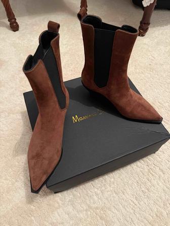 Обувь Осень Казачки Замша