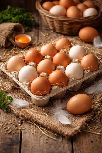 Яйца домашние куриные