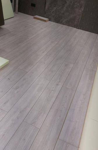 Укладка ламината, наливной пол