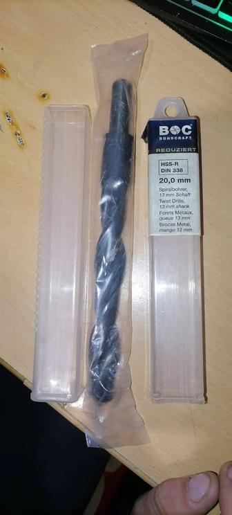 Сверло Hss-R, DIN 338. 20.0mm-13mm. По металлу