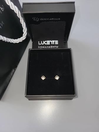 Детские серьги золотые