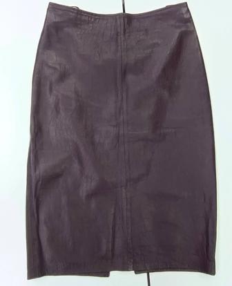 Юбка из натуральной кожи