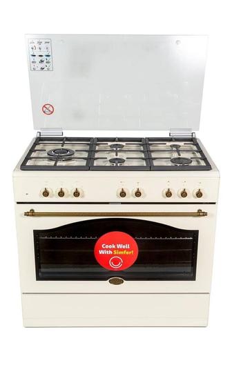 Кухонная плита Simfer F9507YELWRBF бежевый