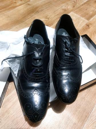 Мужские туфли MAROS Vitello Nero (Made in Italy)