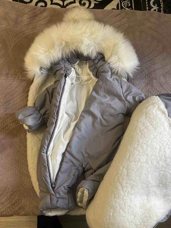 Комбинезон плюс кокон для новорожденного