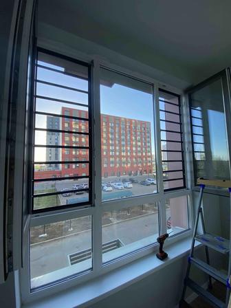 Сетка с решеткой от выпадения детей