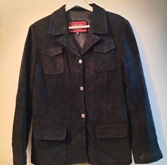 Куртка кожаная короткая , Пиджак замша