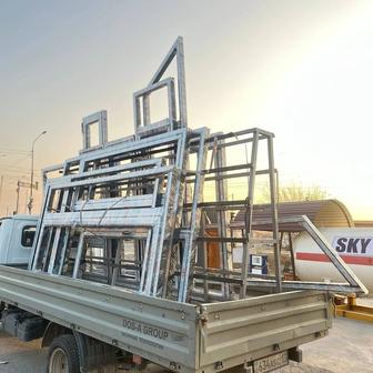 Окна двери витражи из алюмини и пластика. Реставрация окон и дверей.