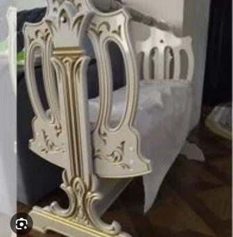 Кровать манеж качельный