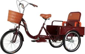 Велосипед красный с багажником