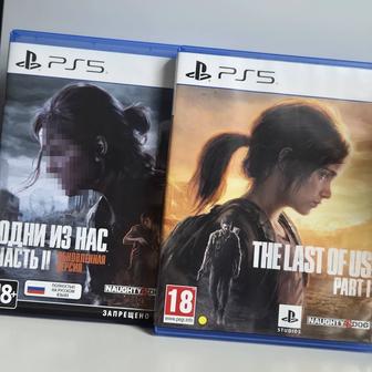 Комплект дисков Одни из нас Часть I и II для PS5