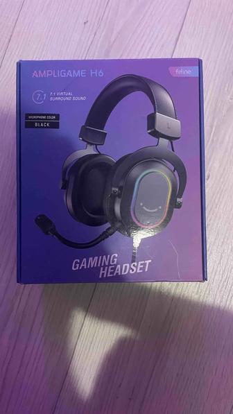 Продам игровые наушники fifine h6 (с микрофоном)