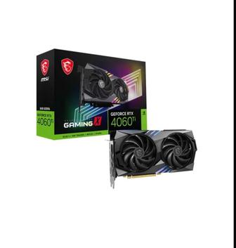 ВИДЕОКАРТА RTX 4060Ti MSi Gaming X почти новая с коробкой / пломбы