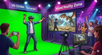 VR Dj Джедай с музыкальной активностью.