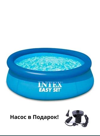 Бассейн надувной Intex