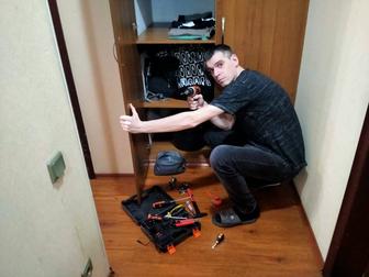 Сборка мебели Ремонт мебели Мебельщик Навеска упаковка мебели