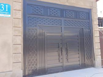 Сварочные работы, оформление ворот узорами