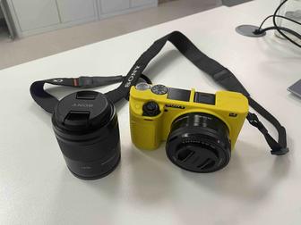 Sony Alpha A6000 с объективом