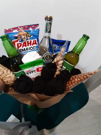 Мужской съедобный букет