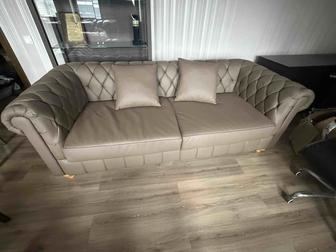 Диван Zeta Chester, 3-местный, экокожа