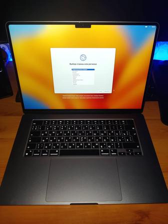 Новый MacBook air m2, 15 диагональ, 8/256