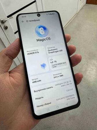 Honor x7b 6/256gb